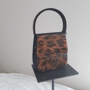 Angela Frascone Leopard Print Mini Purse NWT